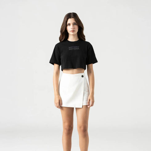 CROP TOP NEGRO DAIWA MONASTERY
